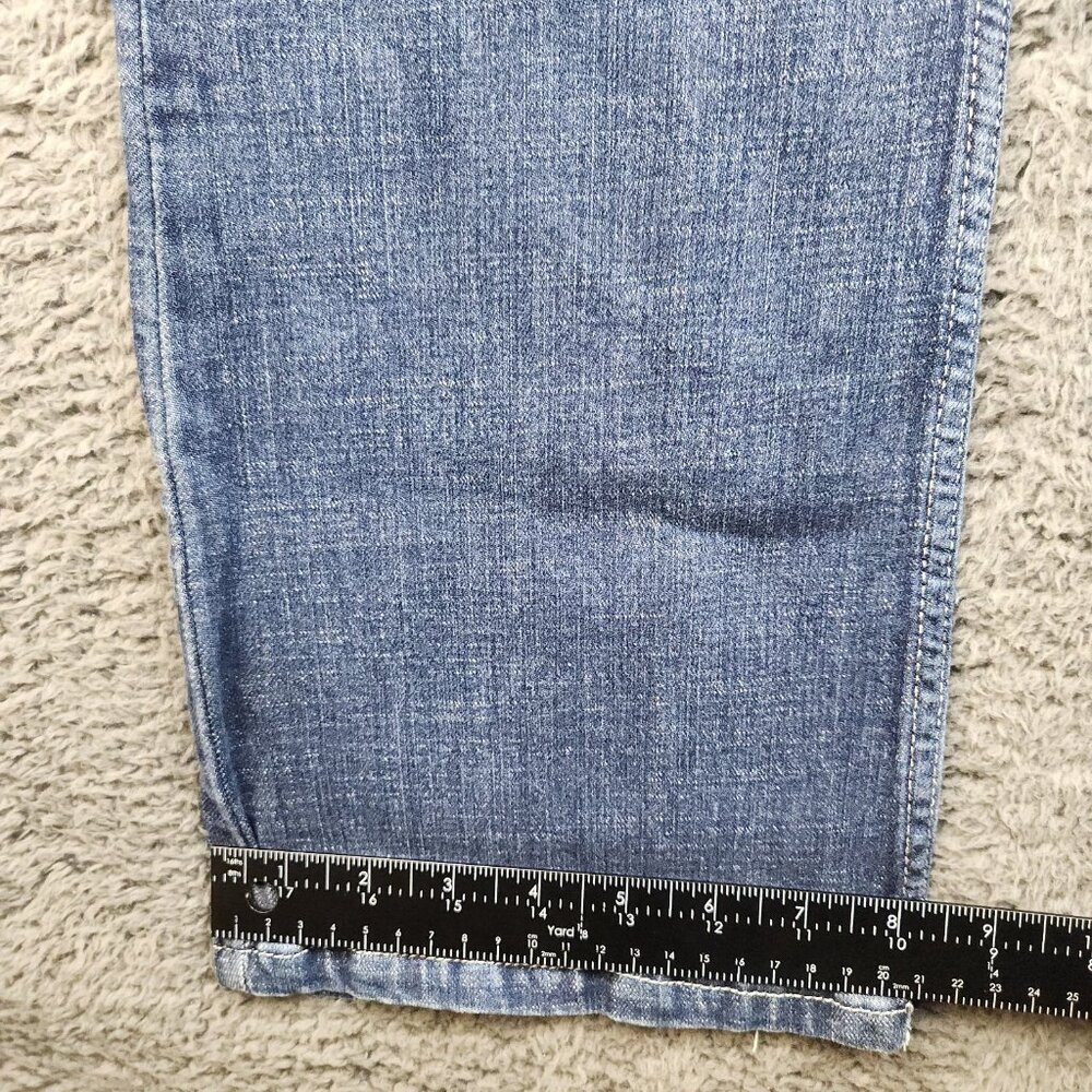 Wrangler Women’s Boot Cut Jeans Size 11 Blue Good Stretch Mid Rise Classic Denim - Picture 6 of 11